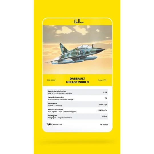Mirage 2000 N, 1/72 - Heller 80321