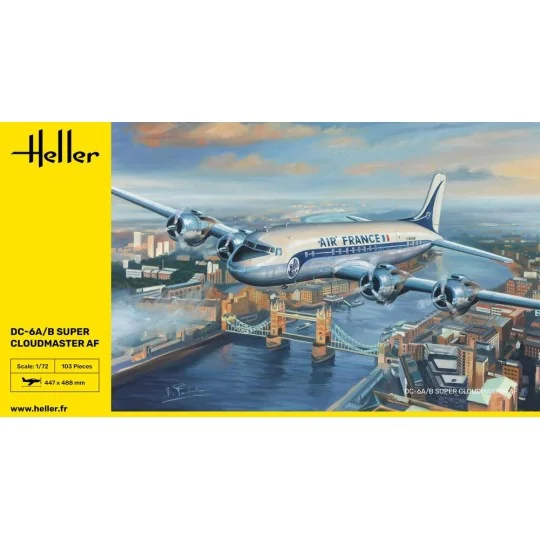 DC6 Super Cloudmaster AF, 1/72 - Heller 80315
