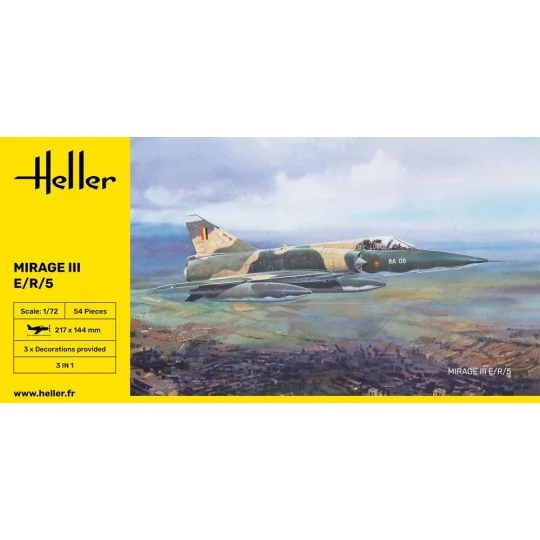 Mirage III E, 1/72 - Heller 80323