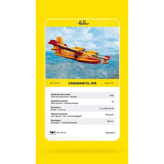 Canadair CL-415, 1/72 - Heller 80370