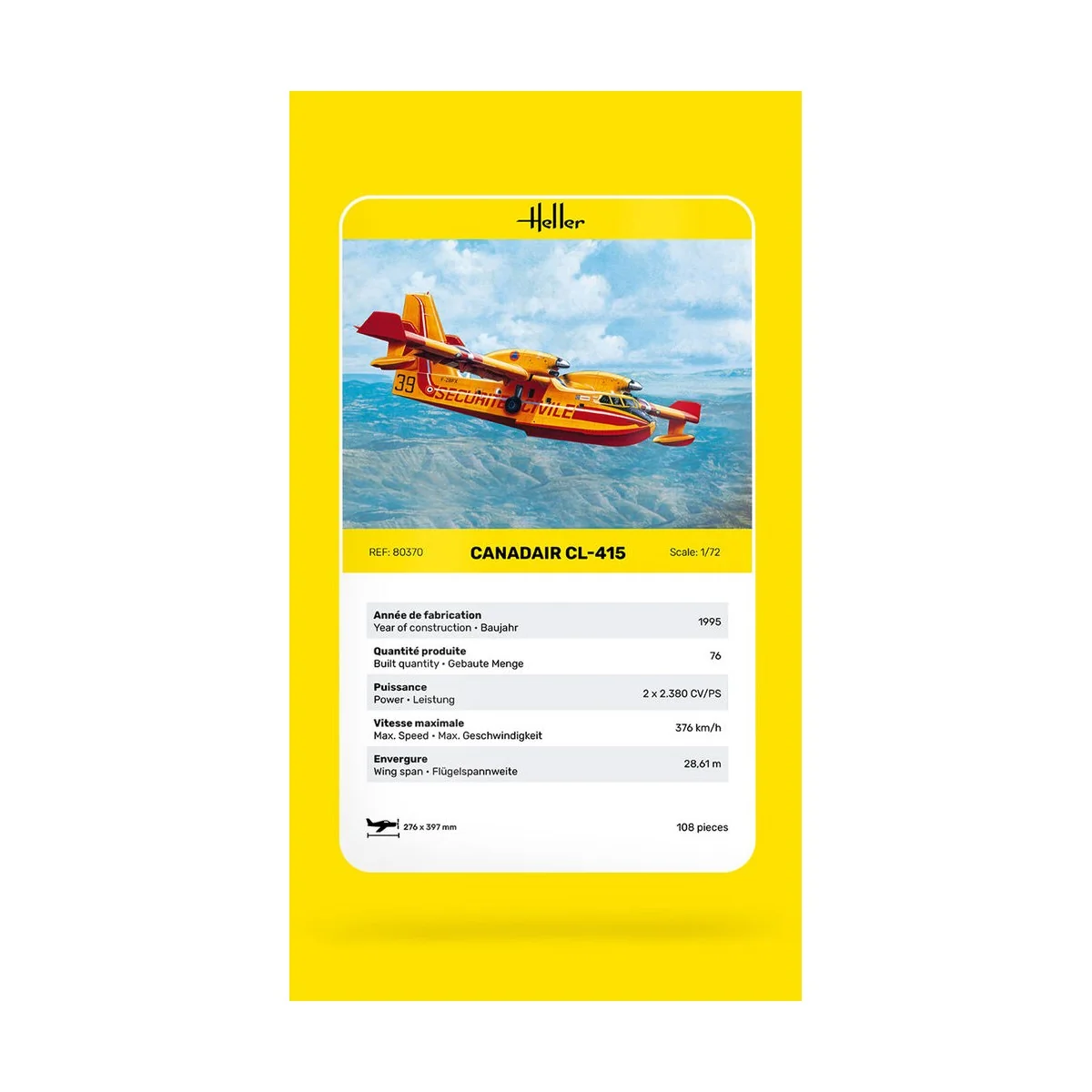 Canadair CL-415, 1/72 - Heller 80370