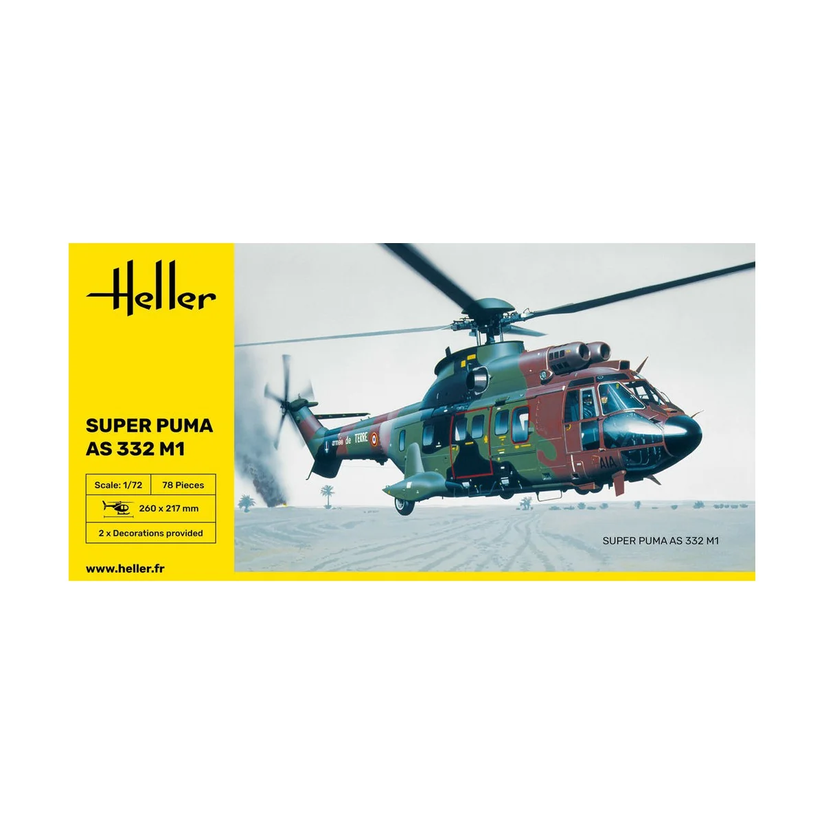 Super Puma AS 332 M1, 1/72 - Heller 80367