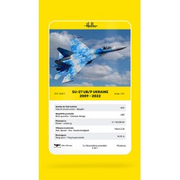 SU-27 UB/P Ukraine, 1/72 - Heller 80371 2