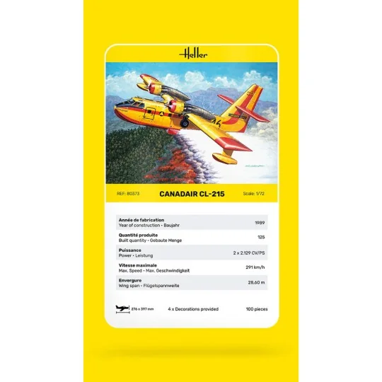 Canadair CL-215, 1/72 - Heller 80373