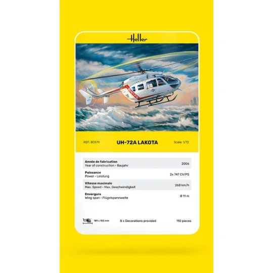 UH-72A Lakota, 1/72 - Heller 80379