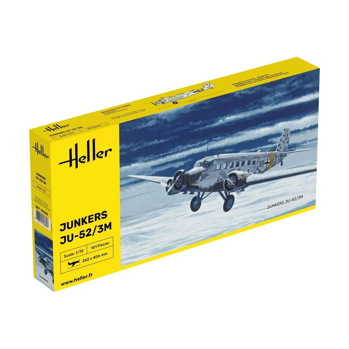 Ju-52/3m, 1/72 - Heller 80380