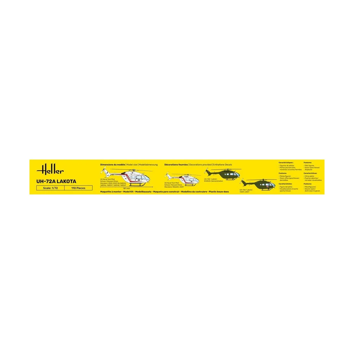 UH-72A Lakota, 1/72 - Heller 80379