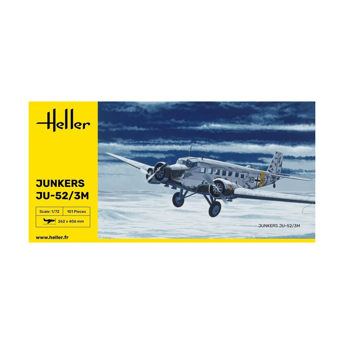 Ju-52/3m, 1/72 - Heller 80380