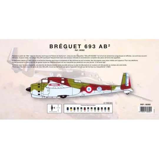Breguet 693/2 - Heller Museum, 1/72 - Heller 80392