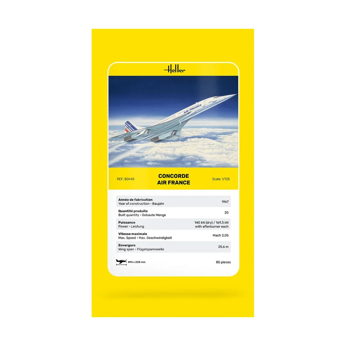 Concorde AF, 1/125 - Heller 80445