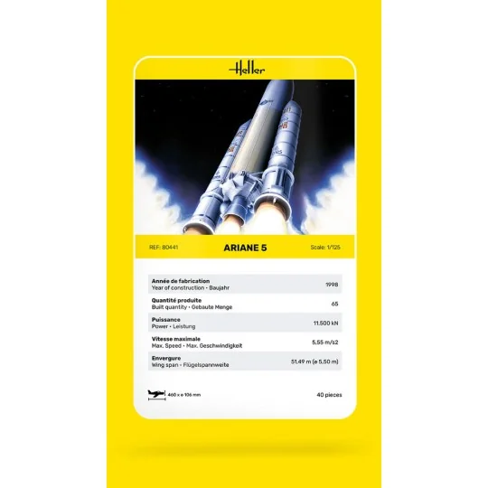 Ariane 5, 1/125 - Heller 80441