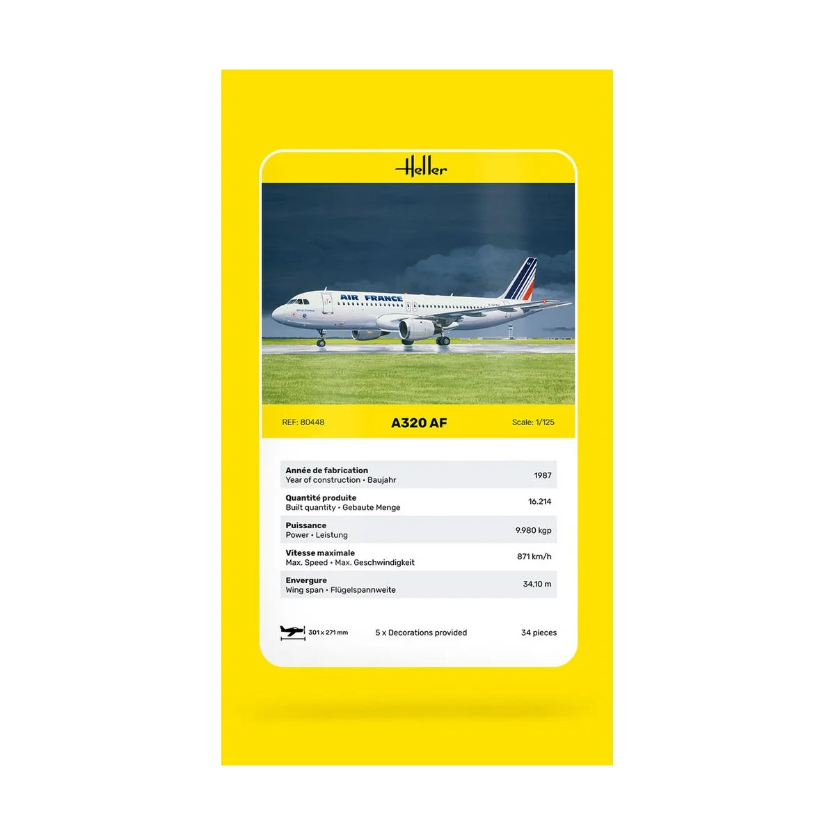 A320 AF, 1/125 - Heller 80448