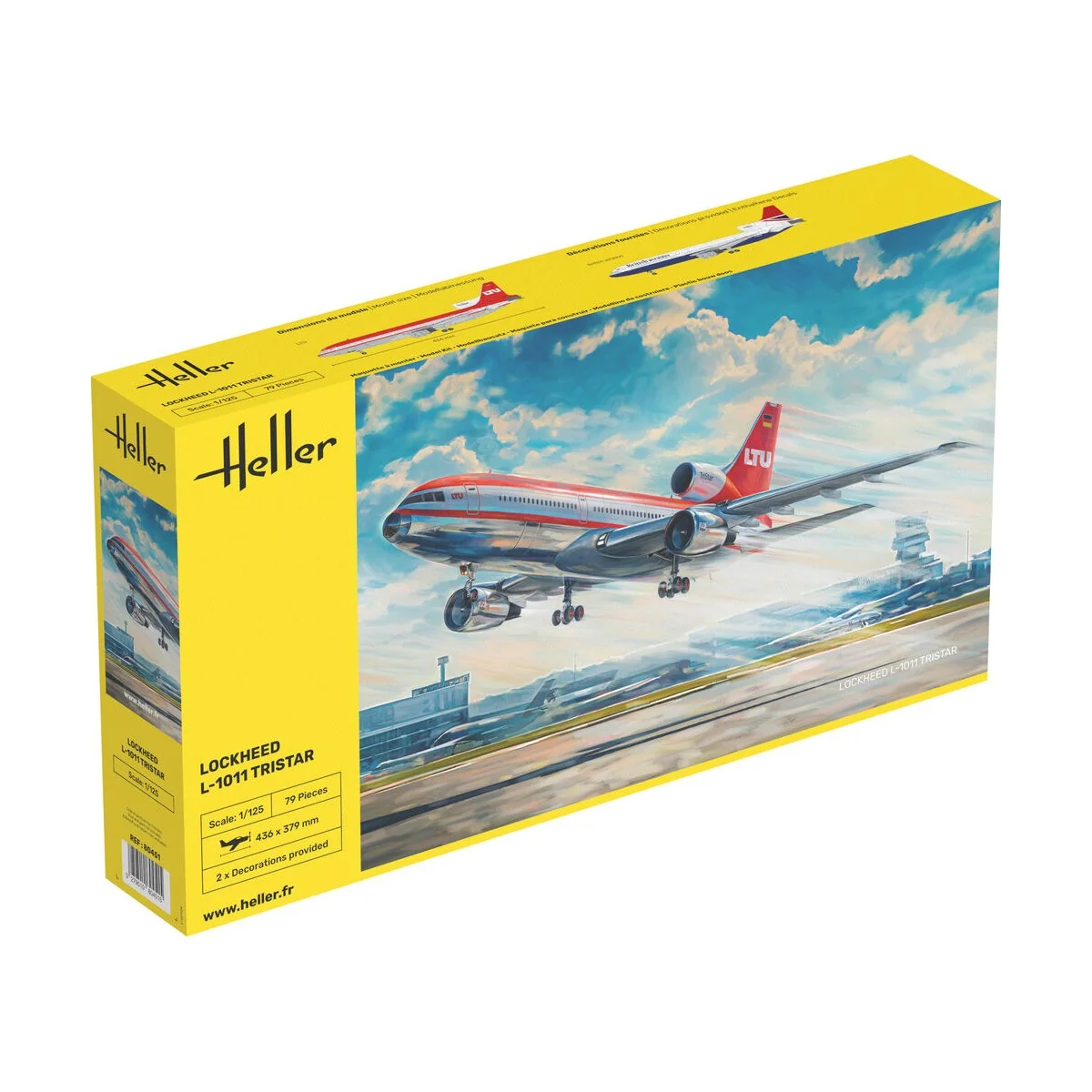 Lockheed L-1011 Tristar, 1/125 - Heller 80451