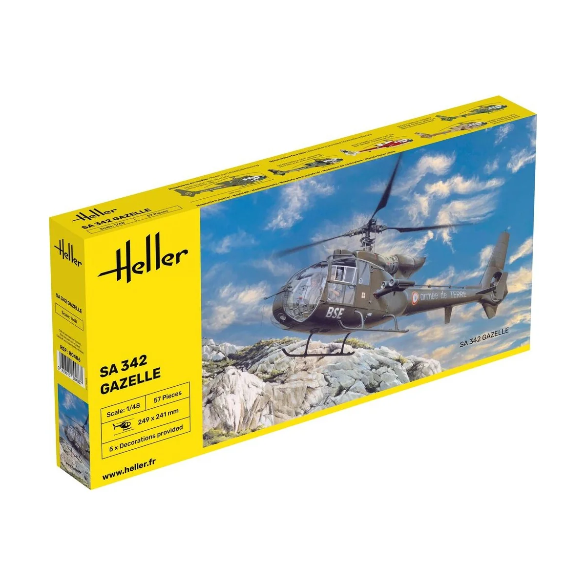 SA 342 Gazelle, 1/48 - Heller 80486