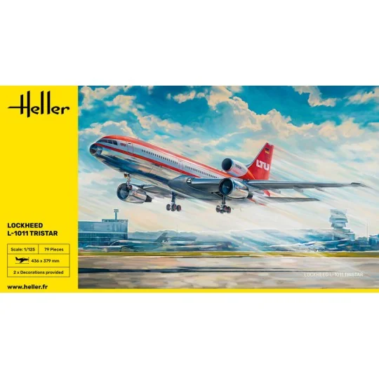 Lockheed L-1011 Tristar, 1/125 - Heller 80451