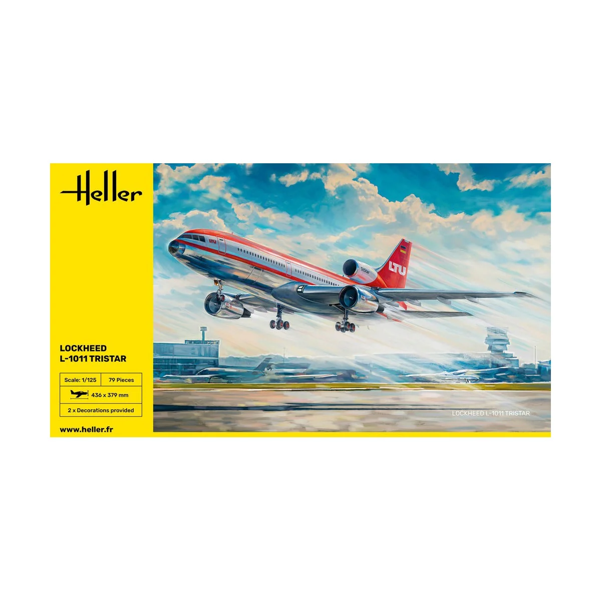 Lockheed L-1011 Tristar, 1/125 - Heller 80451