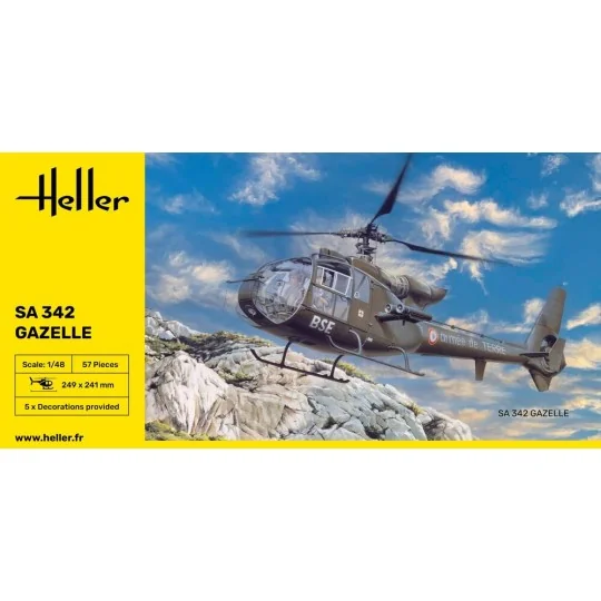 SA 342 Gazelle, 1/48 - Heller 80486