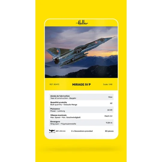 Mirage IV P, 1/48 - Heller 80493