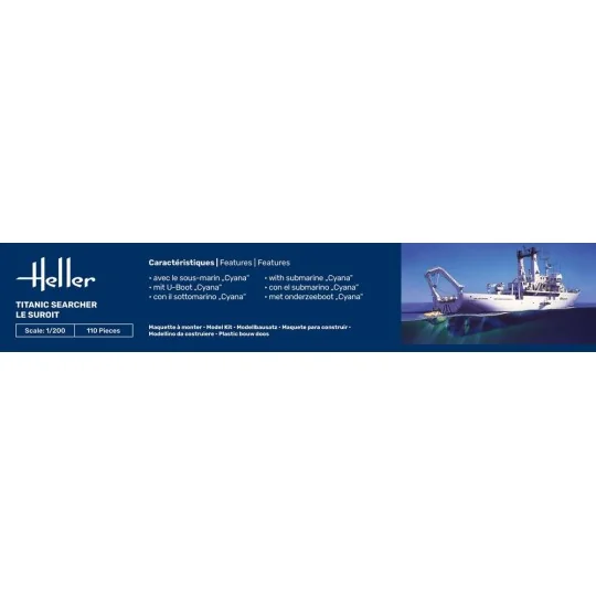 Titanic Searcher "Le Suroit", 1/200 - Heller 80615
