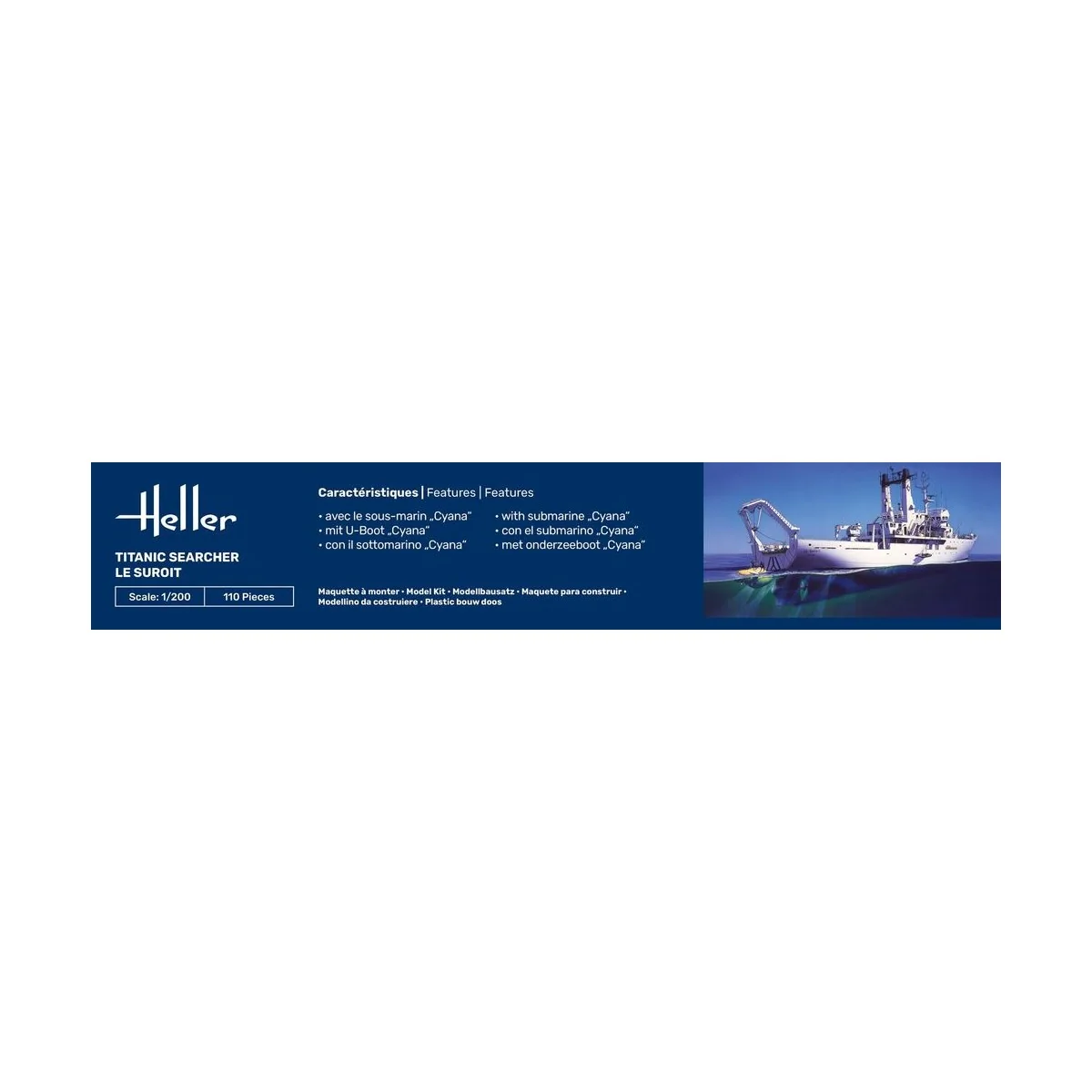 Titanic Searcher "Le Suroit", 1/200 - Heller 80615