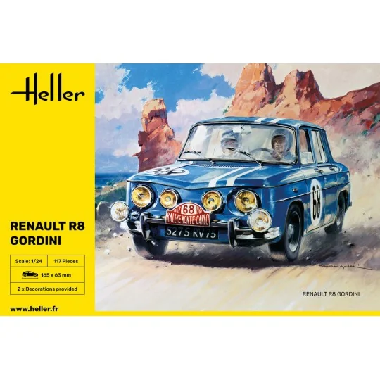 Renault R8 Gordini, 1/24 - Heller 80700