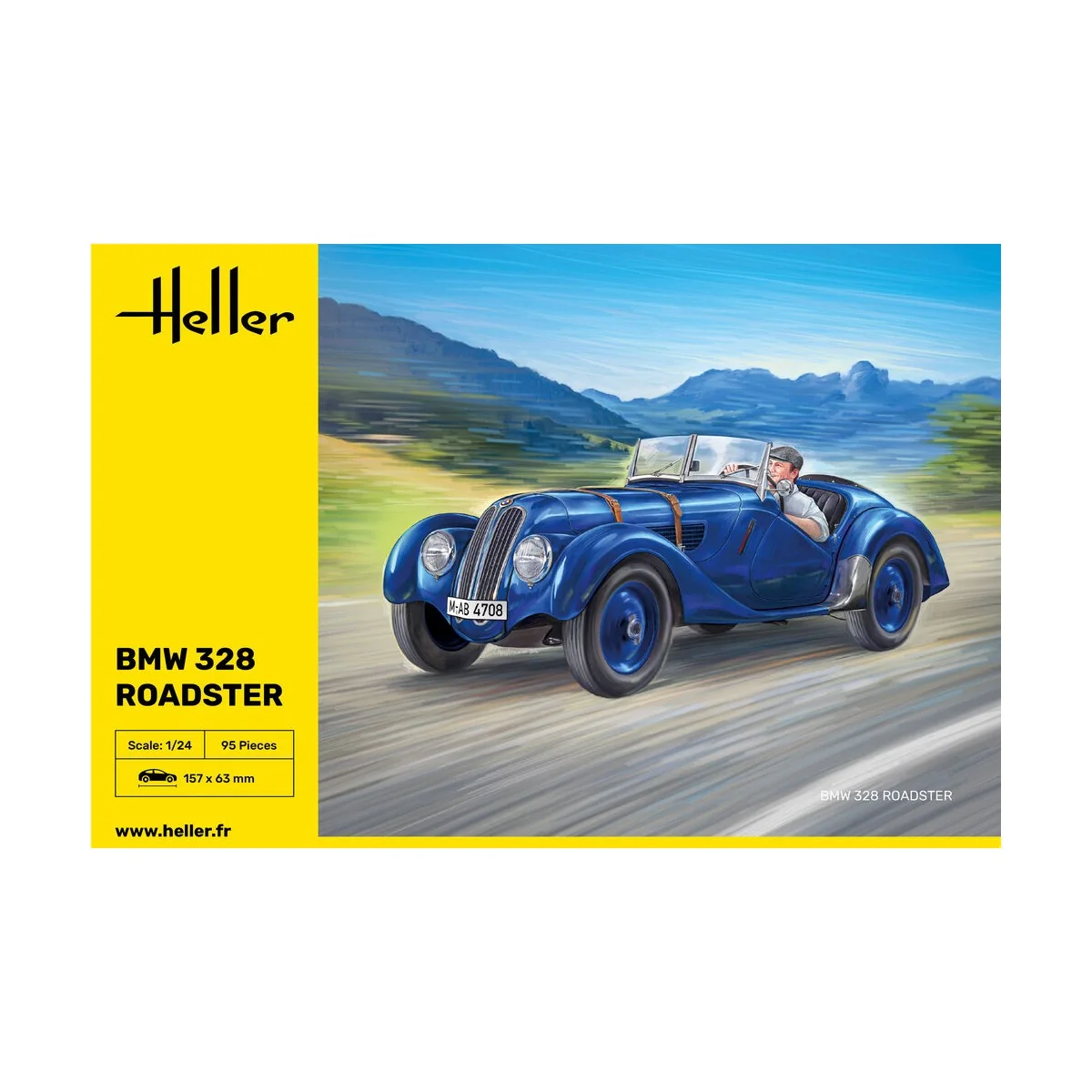 BMW 328 Roadster, 1/24 - Heller 80701