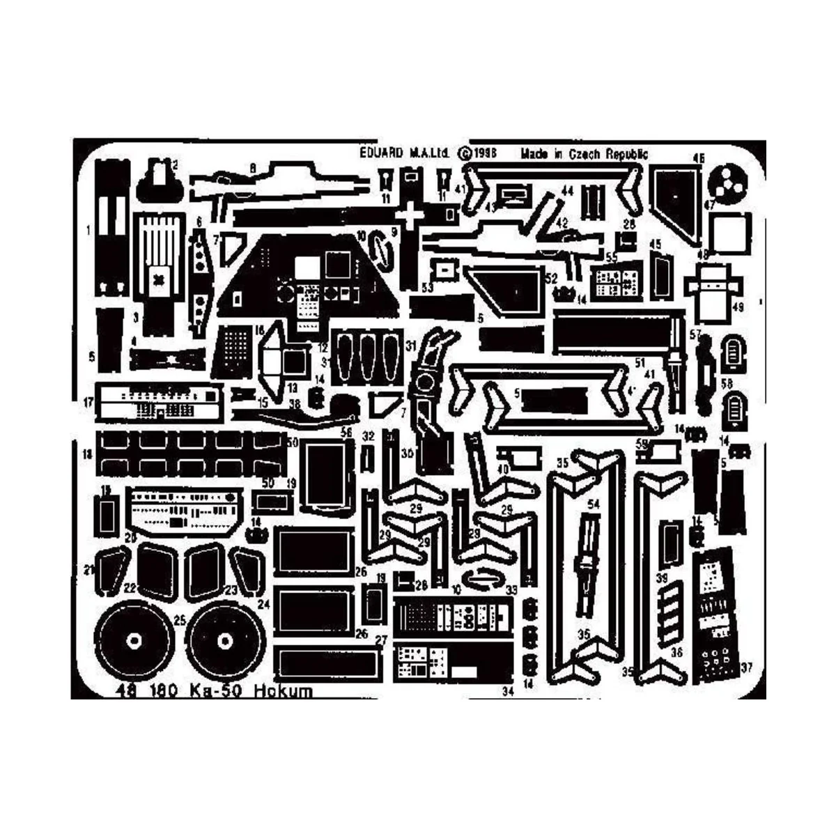 Ka-50 Hokum, 1/48 - Eduard Accessories 48180