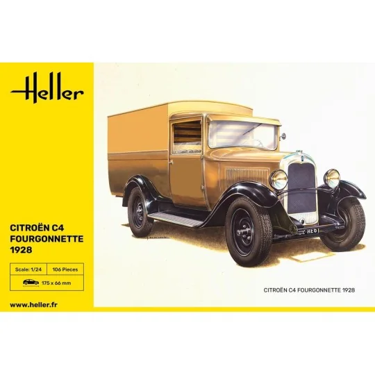 Citroen C4 Fourgonnette 1928, 1/24 - Heller 80703