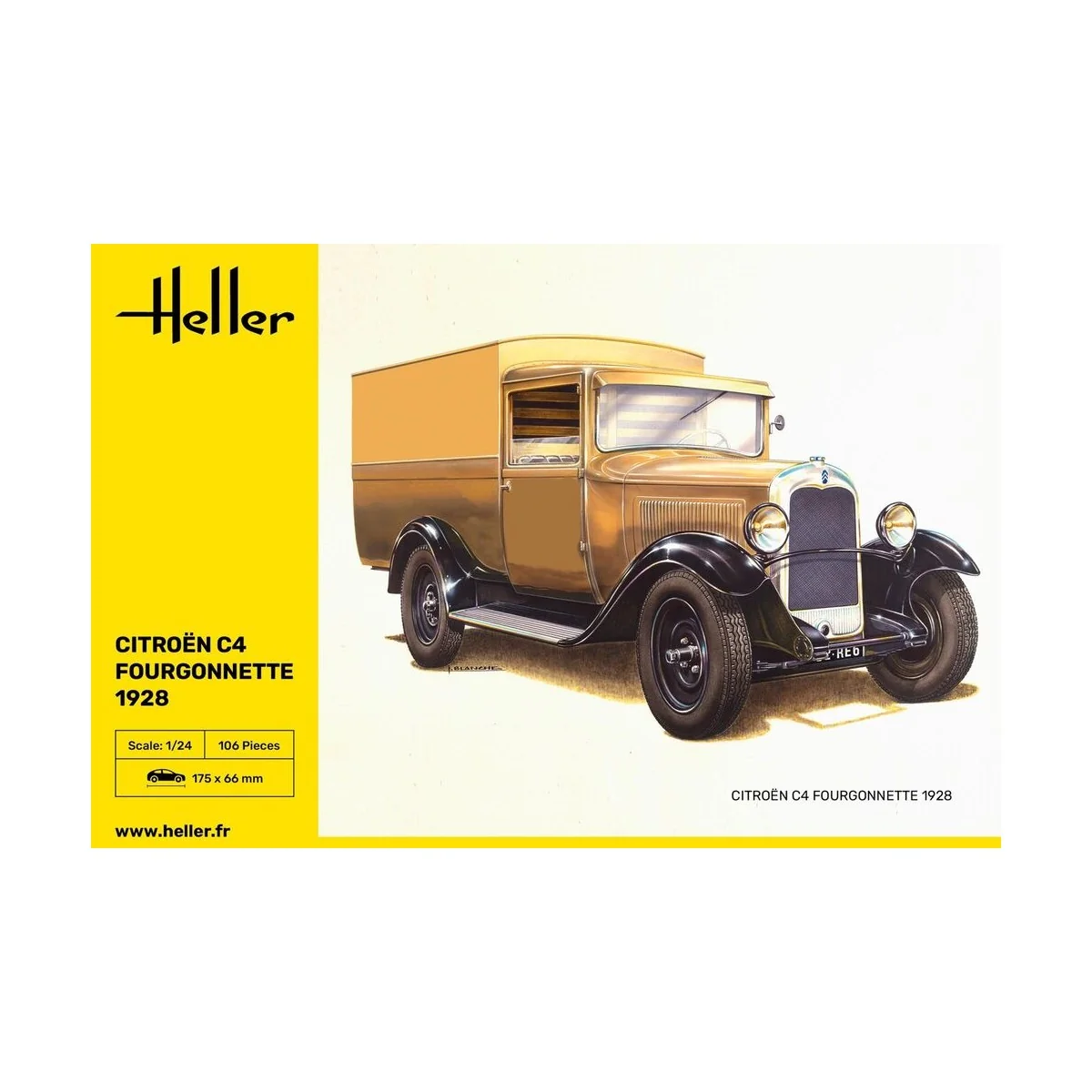 Citroen C4 Fourgonnette 1928, 1/24 - Heller 80703