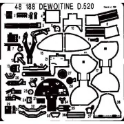 Dewoitine D-520, 1/48 - Eduard Accessories 48188