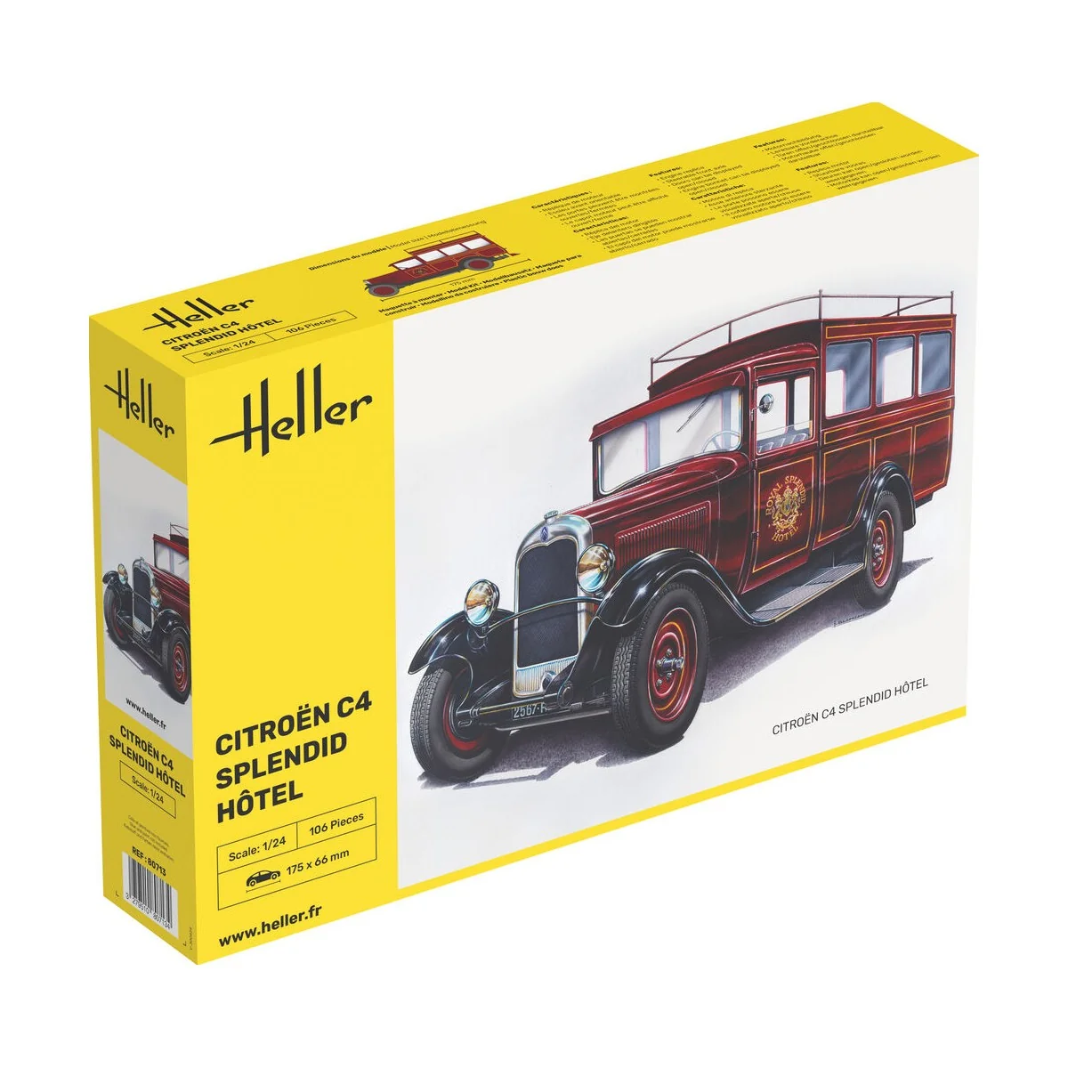Citroen C4 "Splendid Hotel", 1/24 - Heller 80713