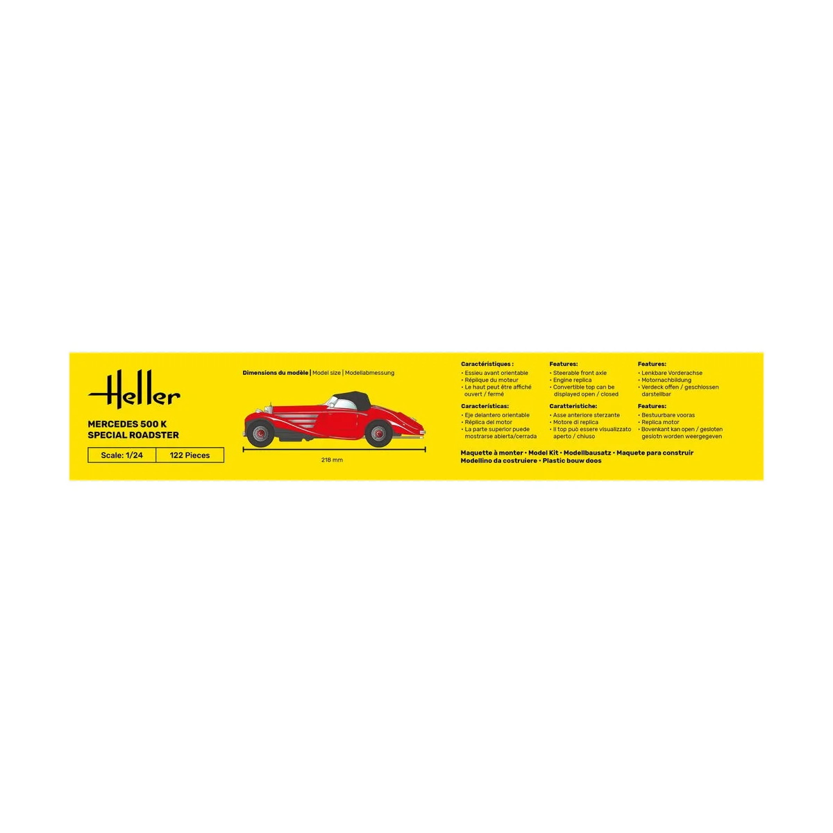 500 K Special Roadster, 1/24 - Heller 80710