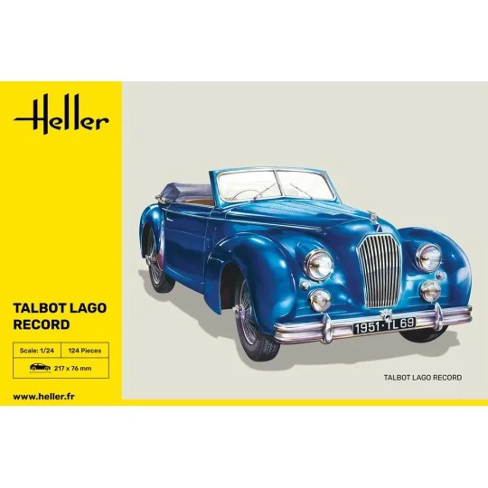 Talbot Lago Record, 1/24 - Heller 80711