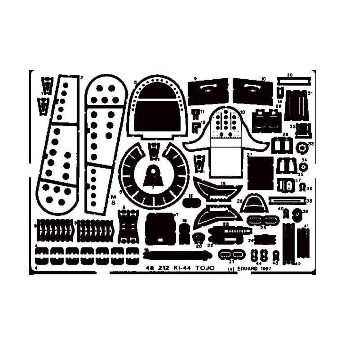 Ki-44 Tojo - Eduard Accessories 48212