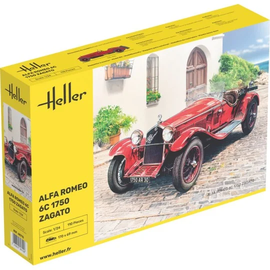Alfa Romeo 6C 1750 Zagato, 1/24 - Heller 80715
