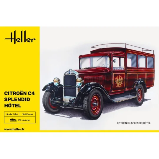 Citroen C4 "Splendid Hotel", 1/24 - Heller 80713