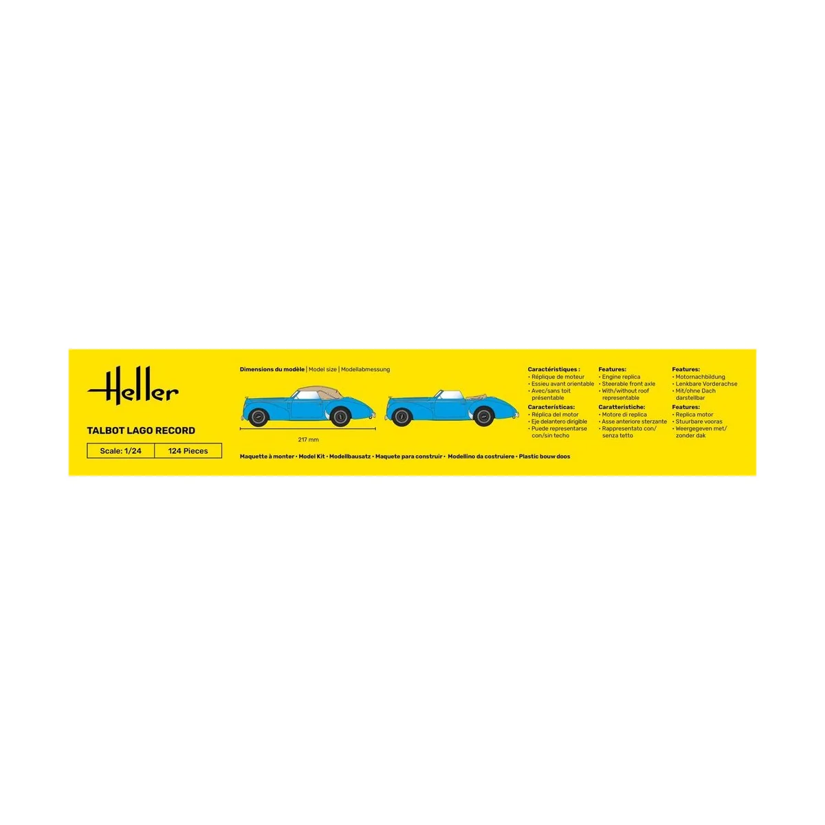 Talbot Lago Record, 1/24 - Heller 80711