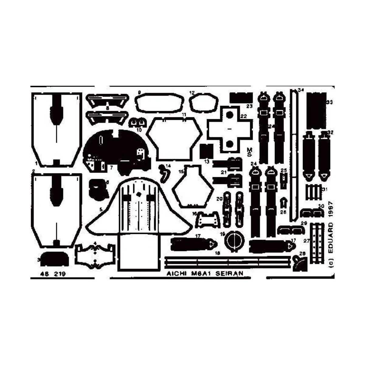 M6A-1 Seiran - Eduard Accessories 48219