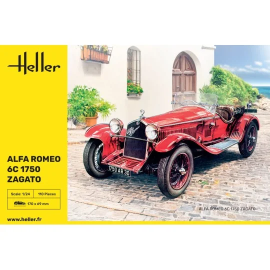 Alfa Romeo 6C 1750 Zagato, 1/24 - Heller 80715