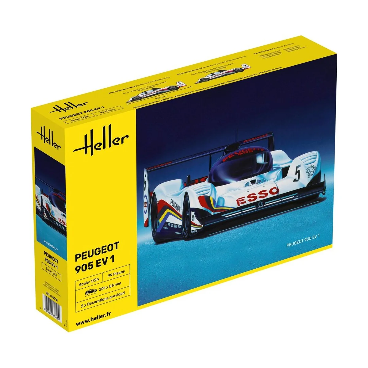 Peugeot 905 EV 1, 1/24 - Heller 80718
