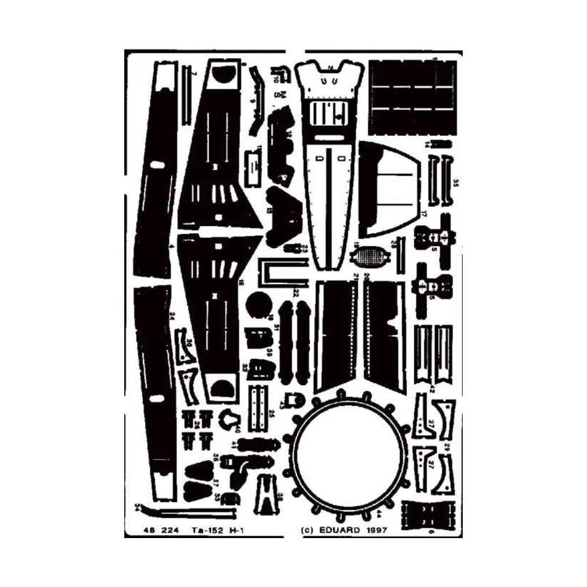 Ta-152 H-1 - Eduard Accessories 48224
