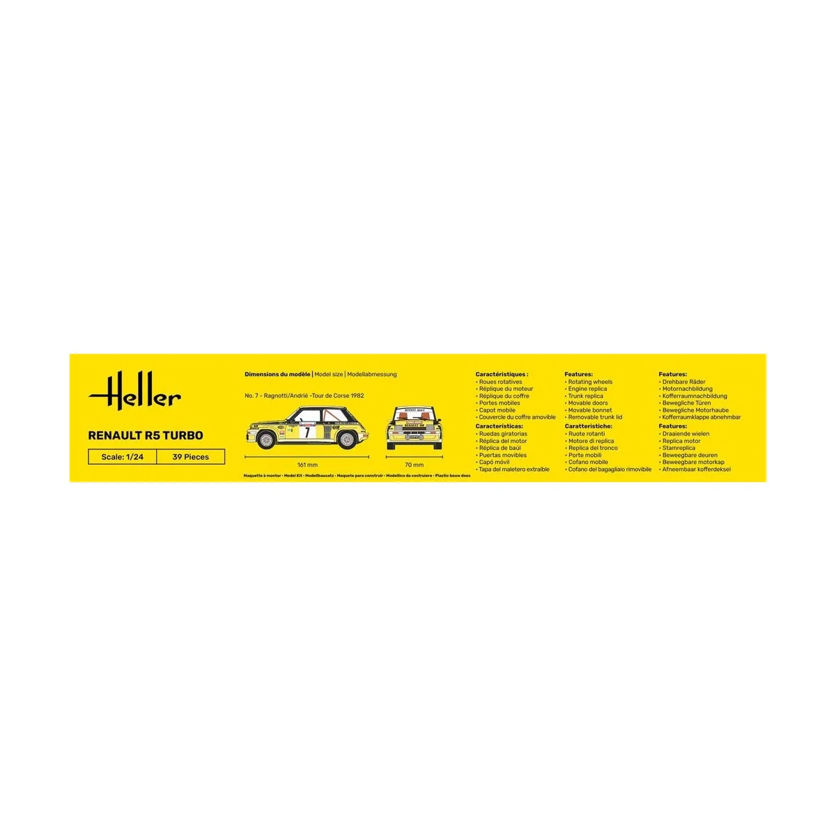 Renault R5 Turbo, 1/24 - Heller 80717