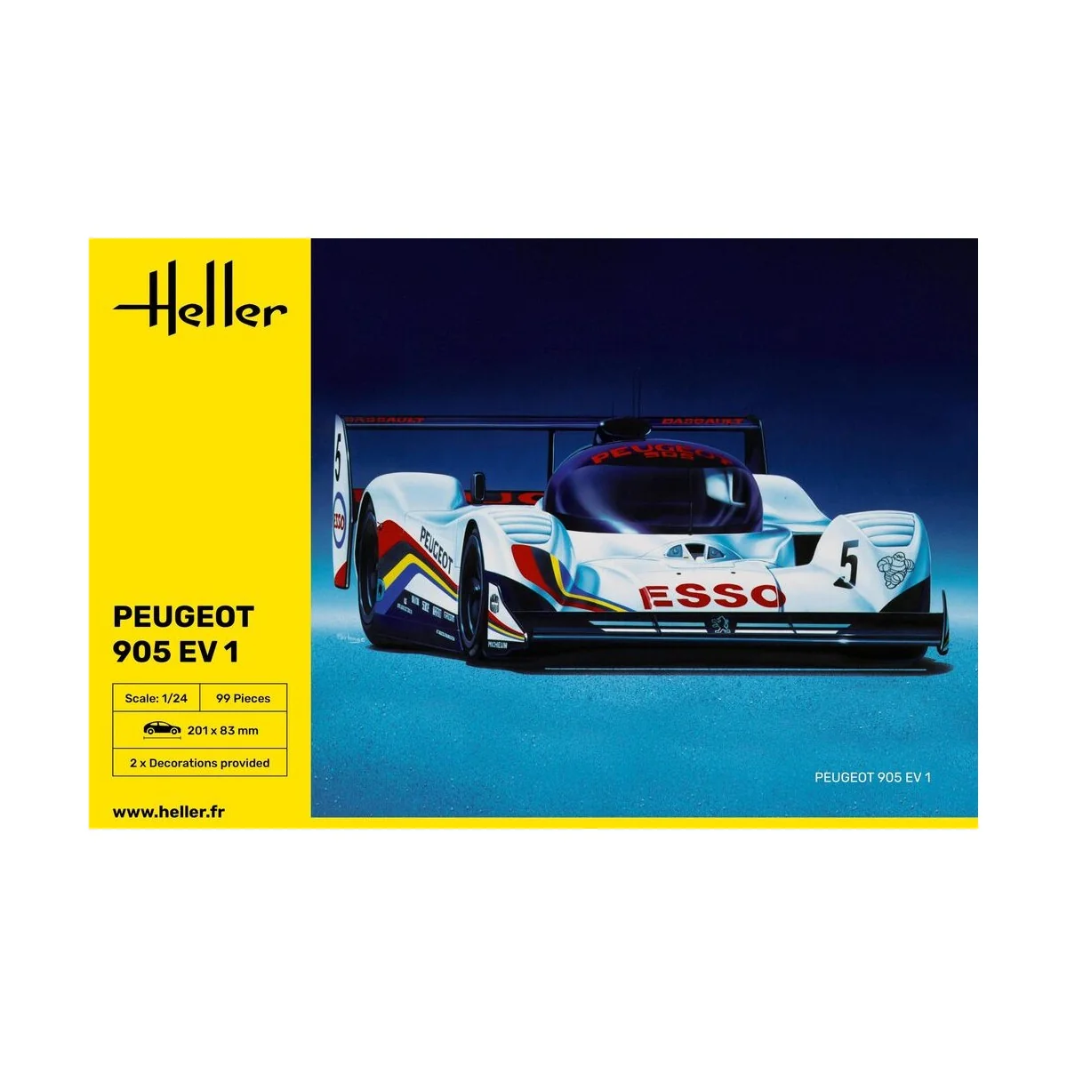 Peugeot 905 EV 1, 1/24 - Heller 80718