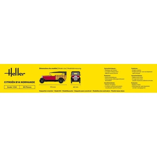Citroen B14 Normande, 1/24 - Heller 80729