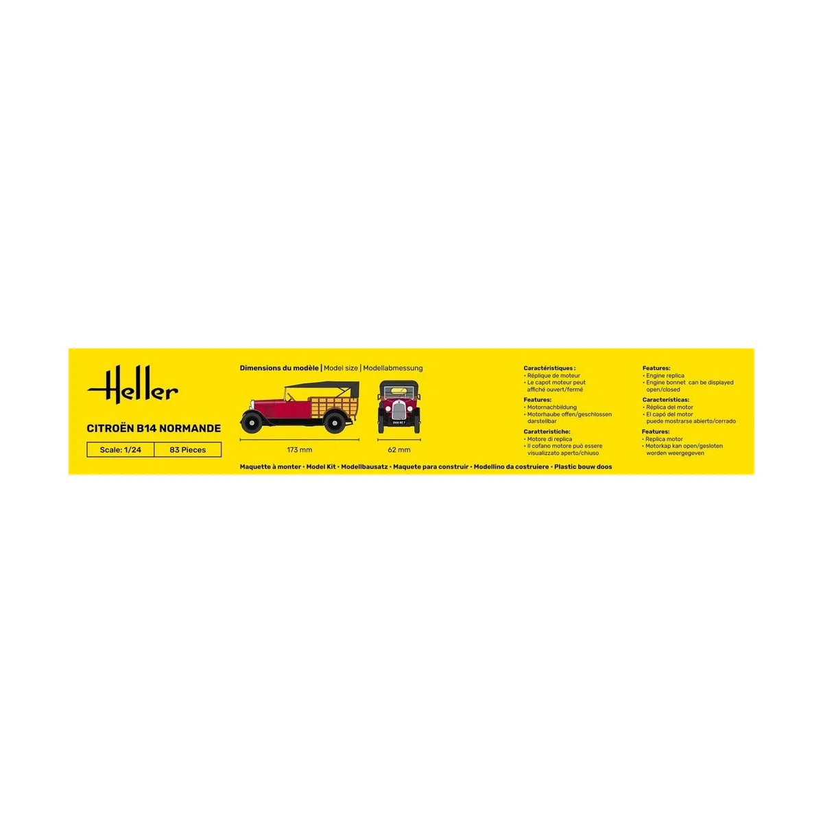 Citroen B14 Normande, 1/24 - Heller 80729