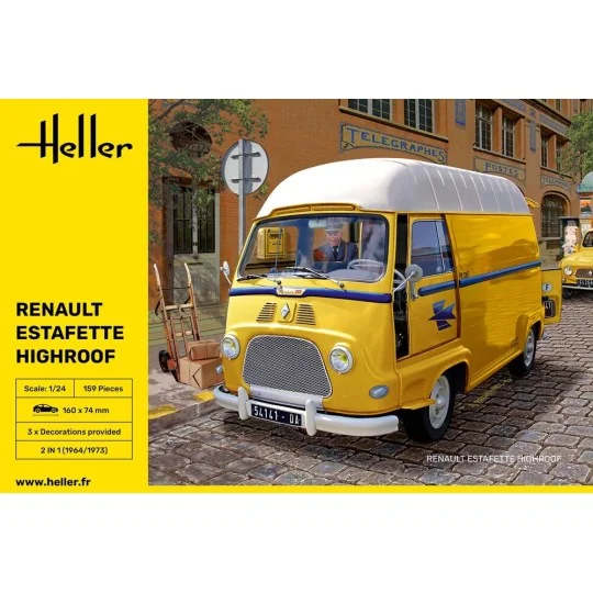 Renault Estafette Highroof, 1/24 - Heller 80740