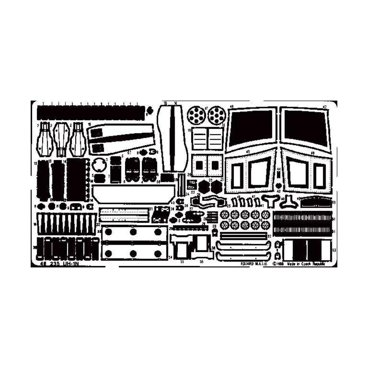 UH-1N Huey, 1/48 - Eduard Accessories 48235