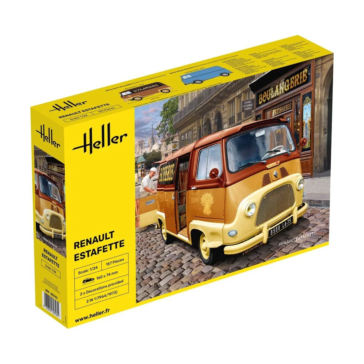 Renault Estafette, 1/24 - Heller 80743