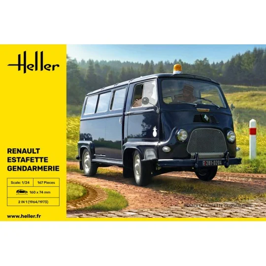 Renault Estafette Gendarmerie, 1/24 - Heller 80742