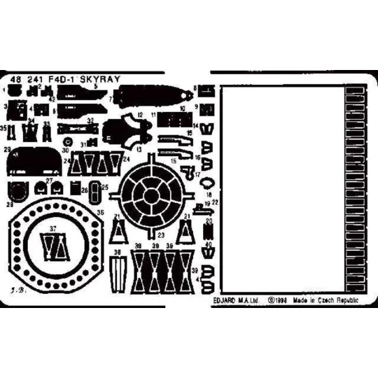 F4D-1 Skyray, 1/48 - Eduard Accessories 48241